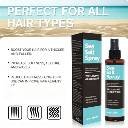 Sea Salt Texturizing Spray for Voluminous Hair