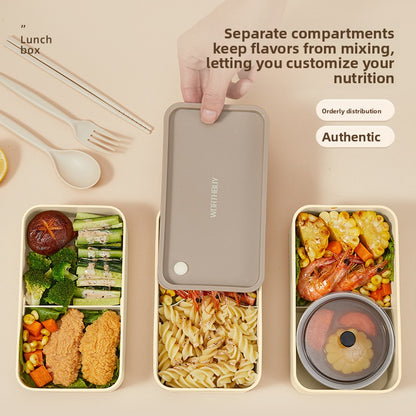Sealed Multi-Compartment Microwave Safe Lunch Container