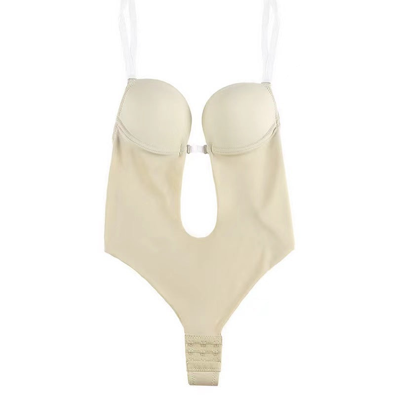 Seamless Adjustable Shapewear Bodysuit with Invisible Straps