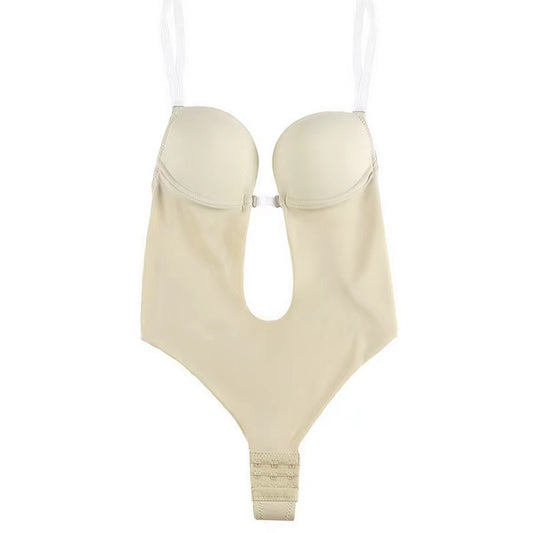 Seamless Adjustable Shapewear Bodysuit with Invisible Straps