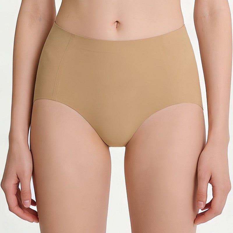 Seamless Anti-Bacterial Mid-Waist Hip-Lift Underwear