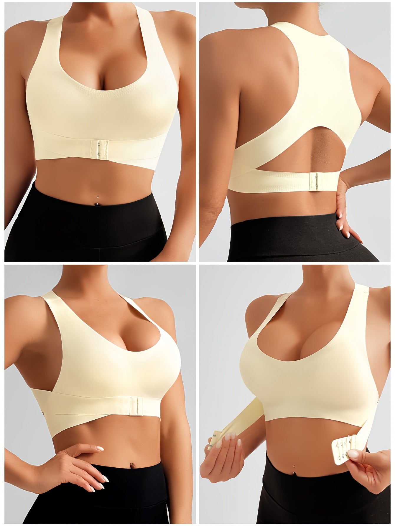 seamless Back-Enhancing Sports Shapewear