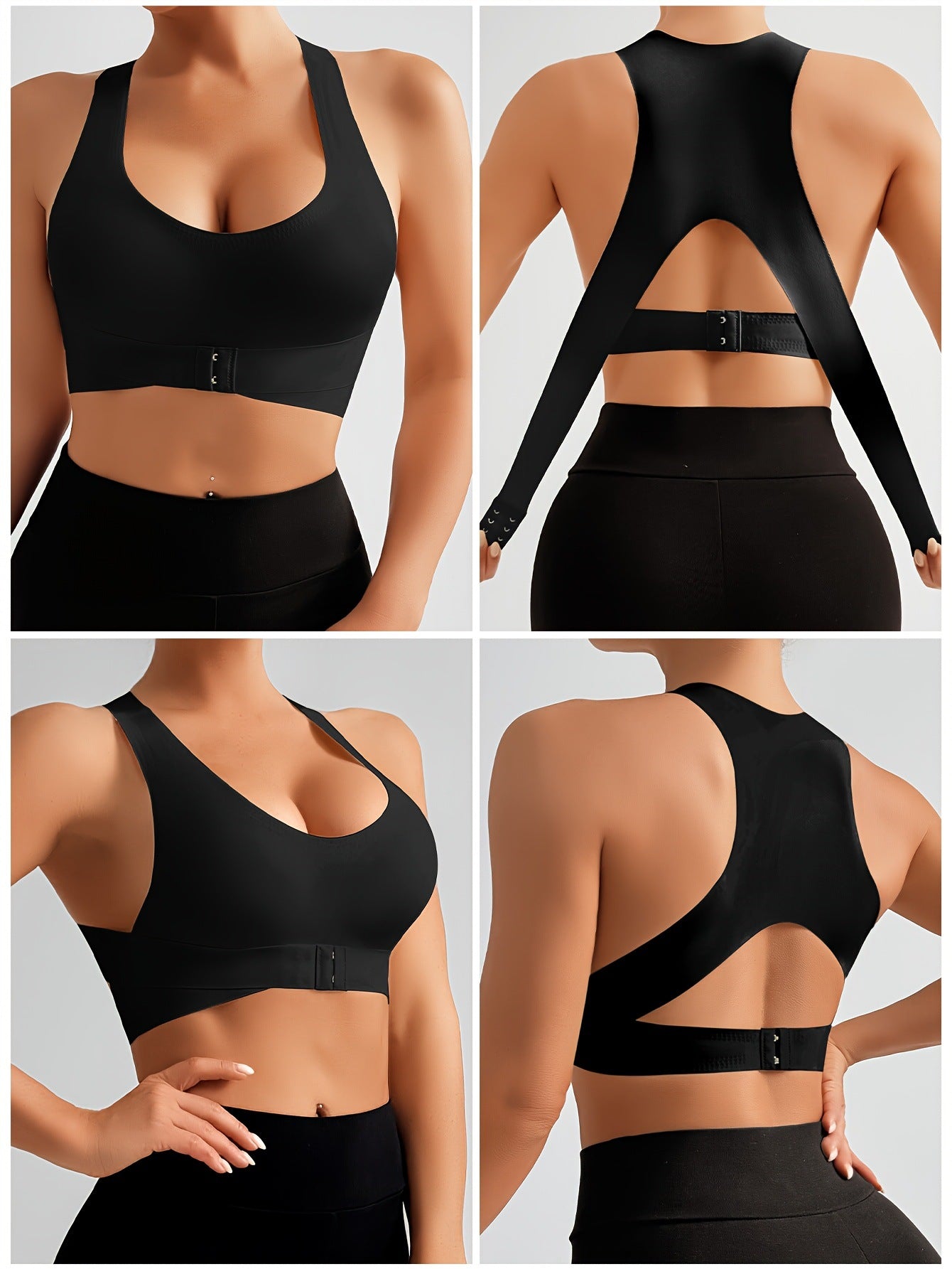 seamless Back-Enhancing Sports Shapewear