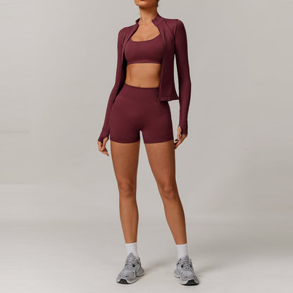 Seamless Back Yoga Set