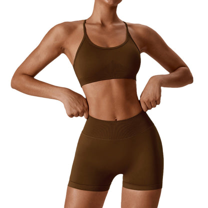 Seamless Back Yoga Set