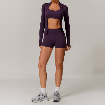 Seamless Back Yoga Set