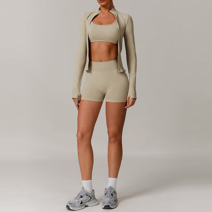 Seamless Back Yoga Set