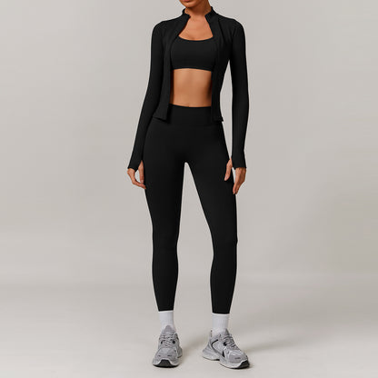 Seamless Back Yoga Set