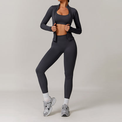 Seamless Back Yoga Set