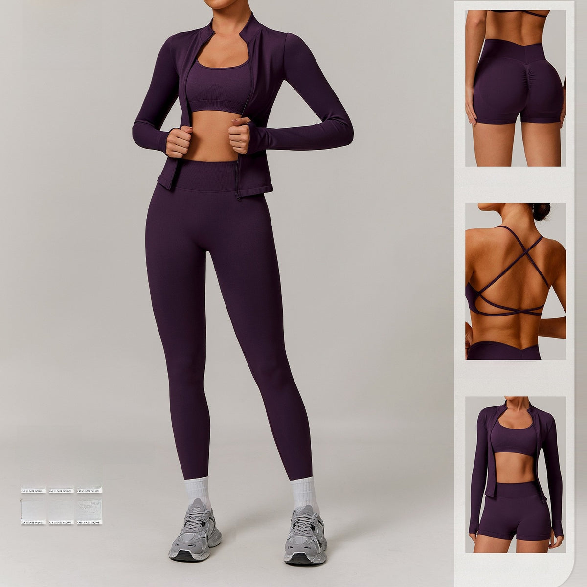Seamless Back Yoga Set