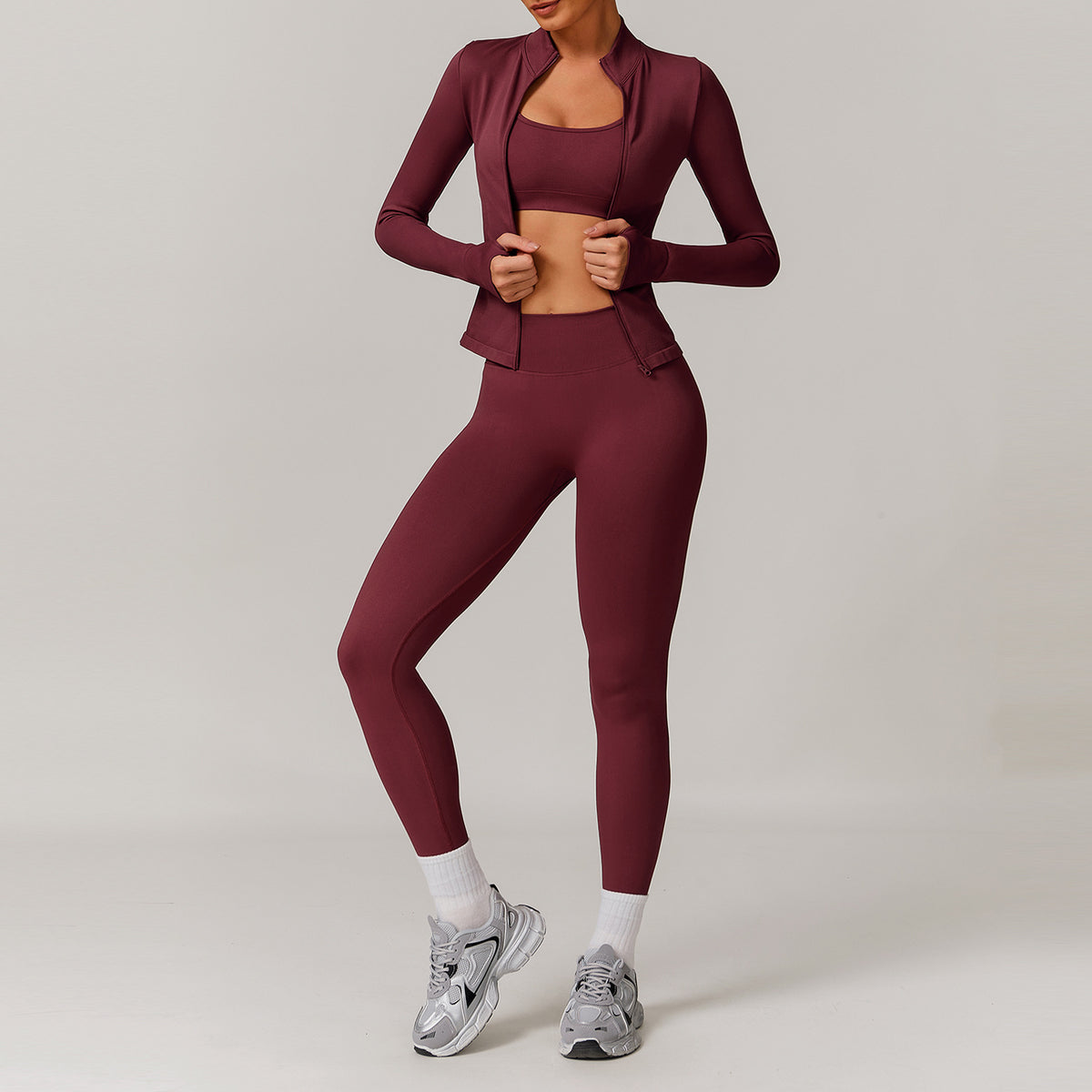 Seamless Back Yoga Set
