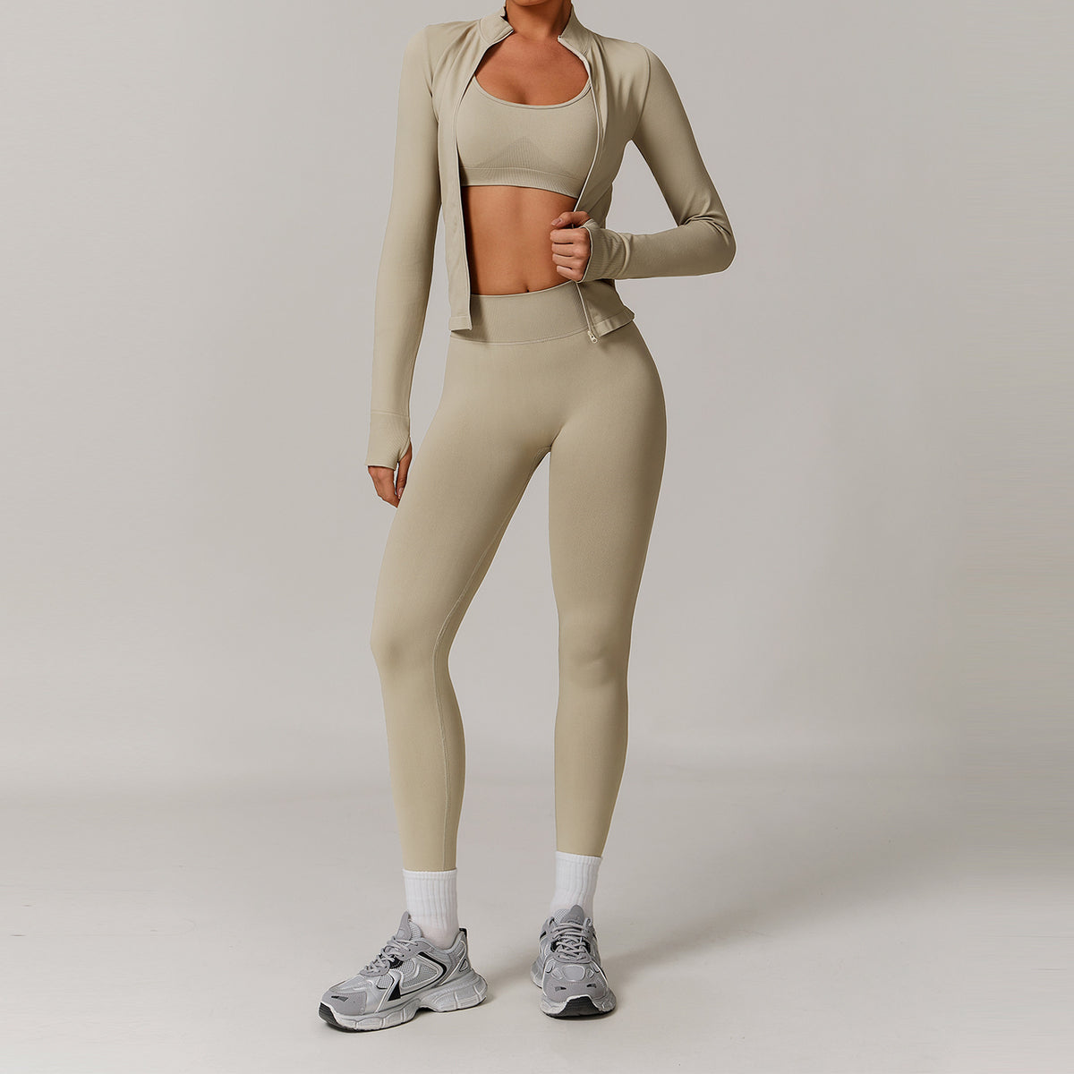 Seamless Back Yoga Set