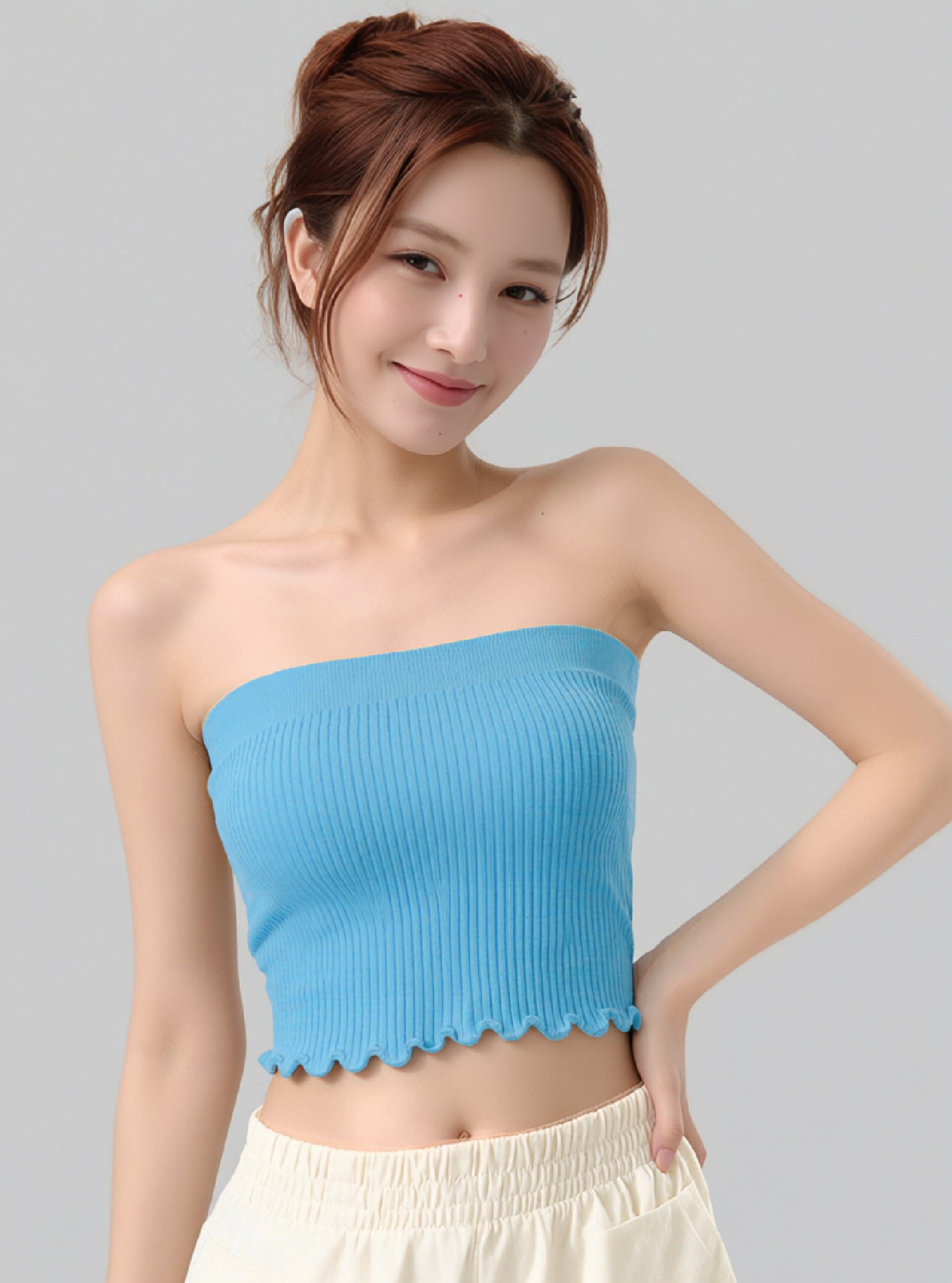 Seamless Backless Sports Bra
