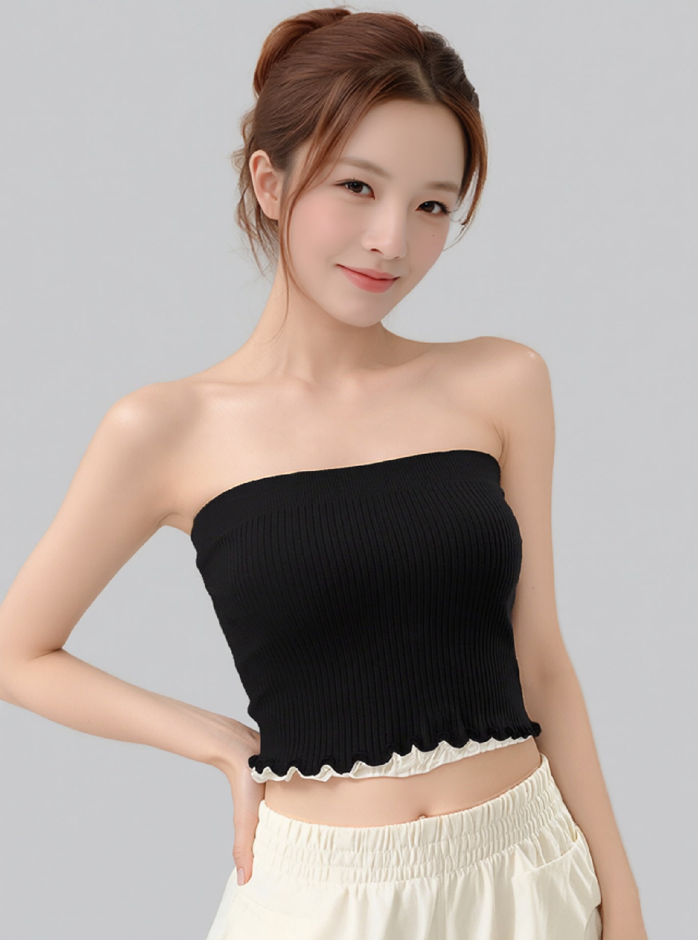 Seamless Backless Sports Bra