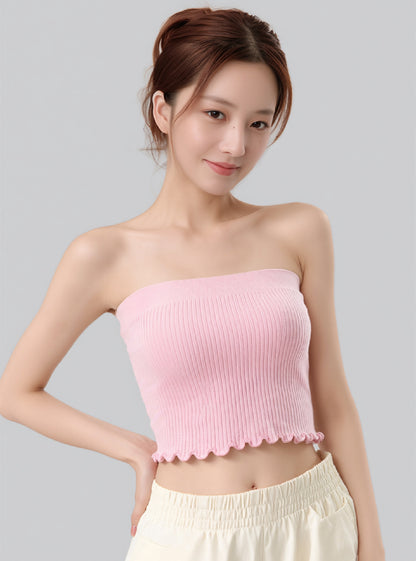 Seamless Backless Sports Bra