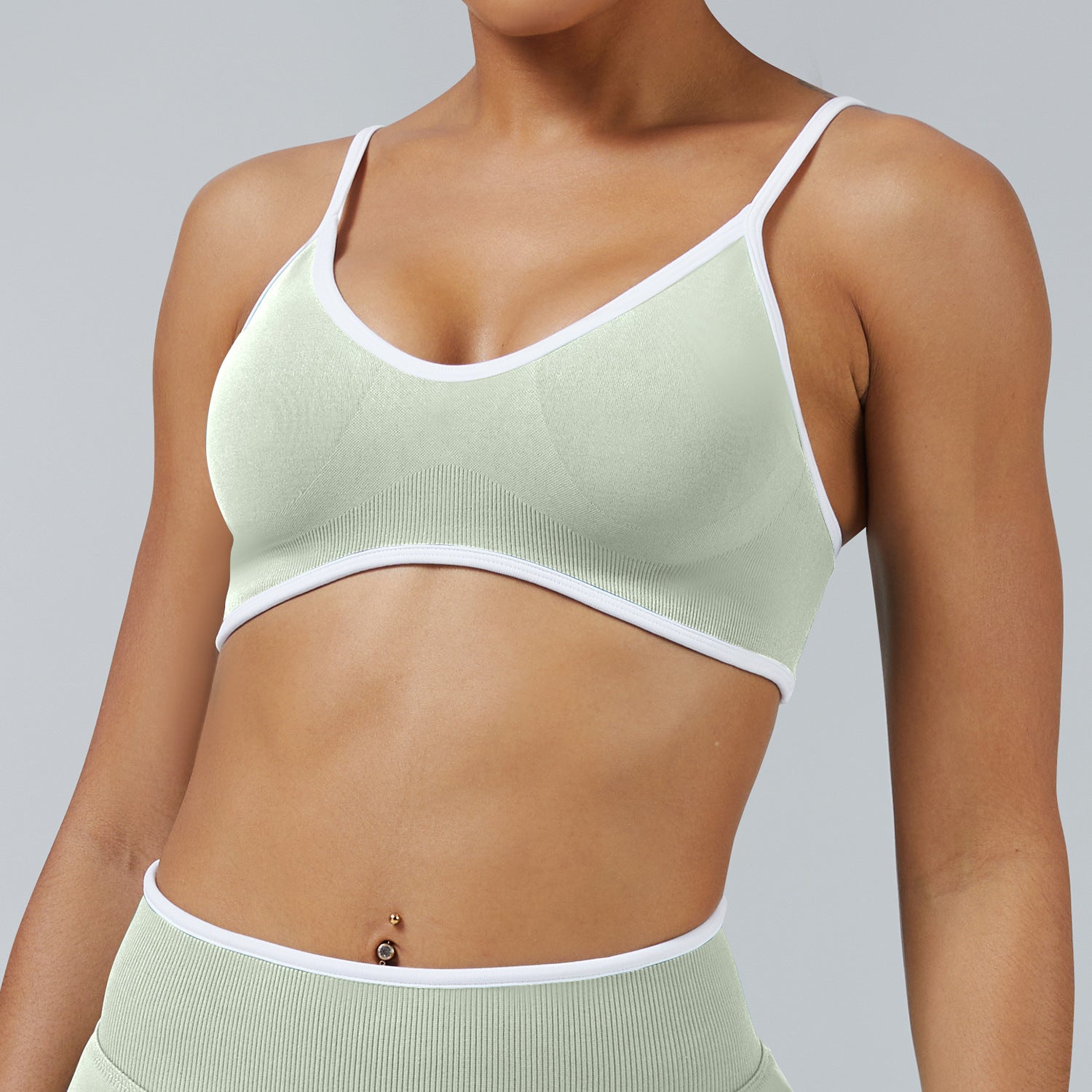 Seamless Backless Yoga Set