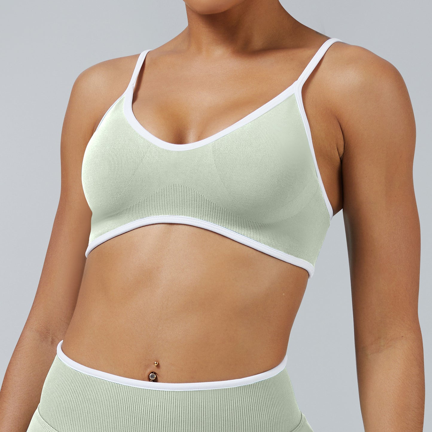Seamless Backless Yoga Set