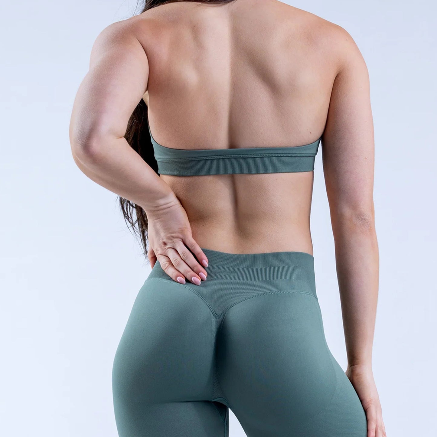 Seamless Backless Yoga Sports Bra