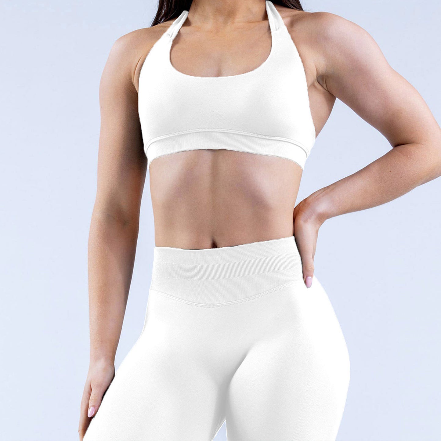 Seamless Backless Yoga Sports Bra