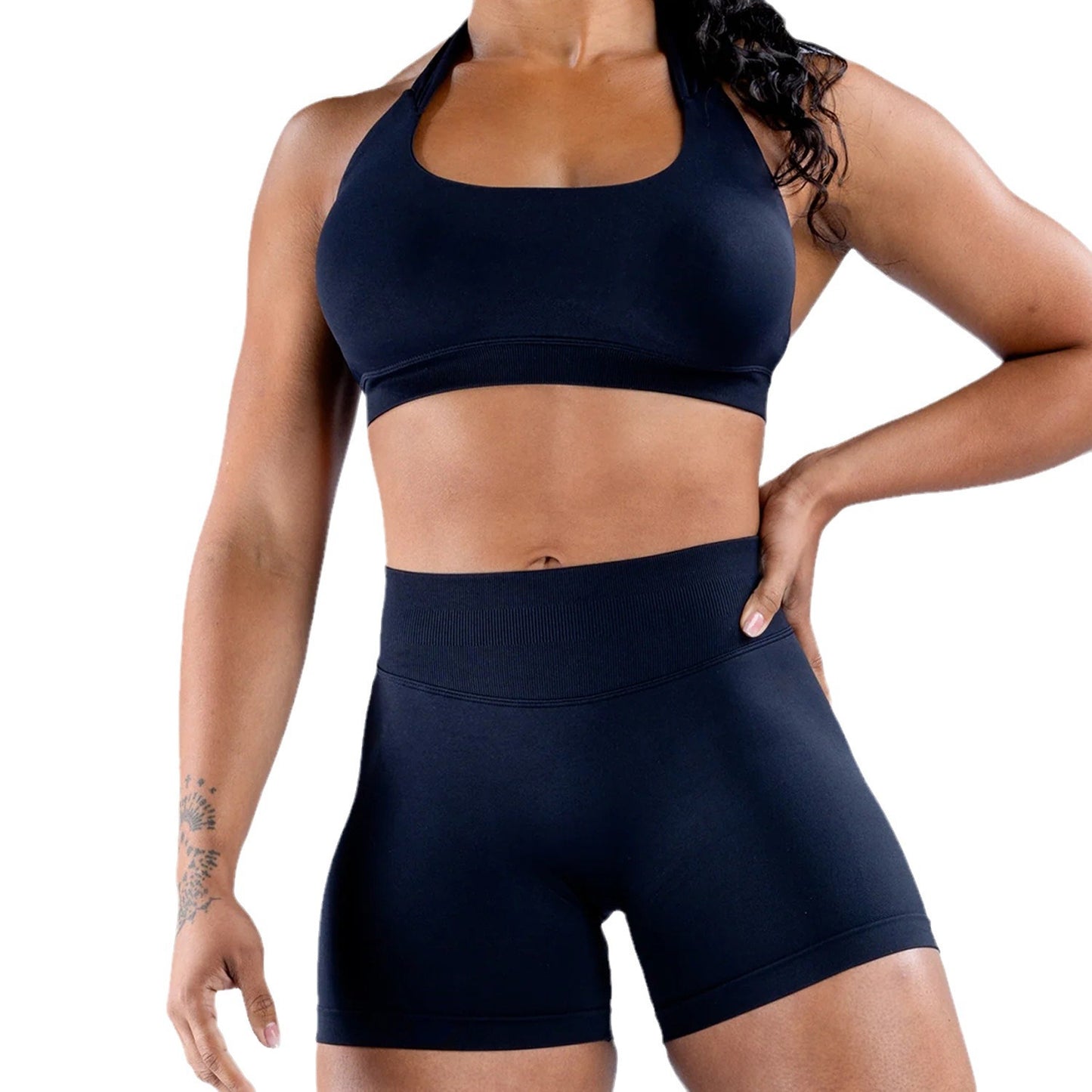 Seamless Backless Yoga Sports Bra