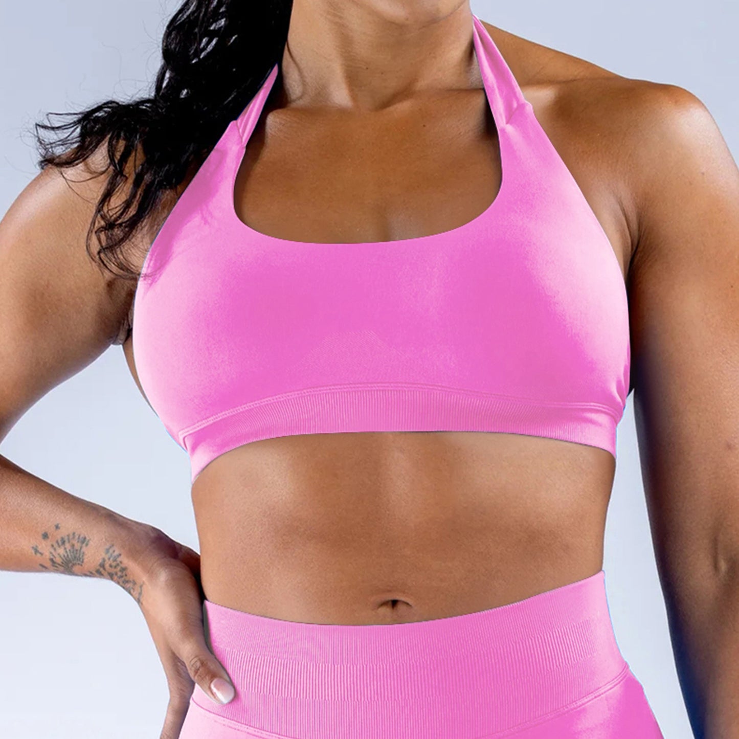 Seamless Backless Yoga Sports Bra