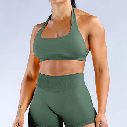 Seamless Backless Yoga Sports Bra