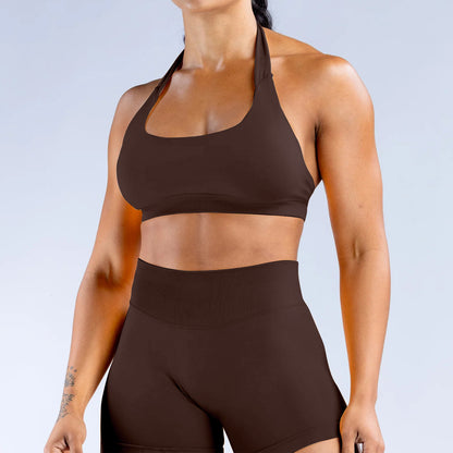 Seamless Backless Yoga Sports Bra