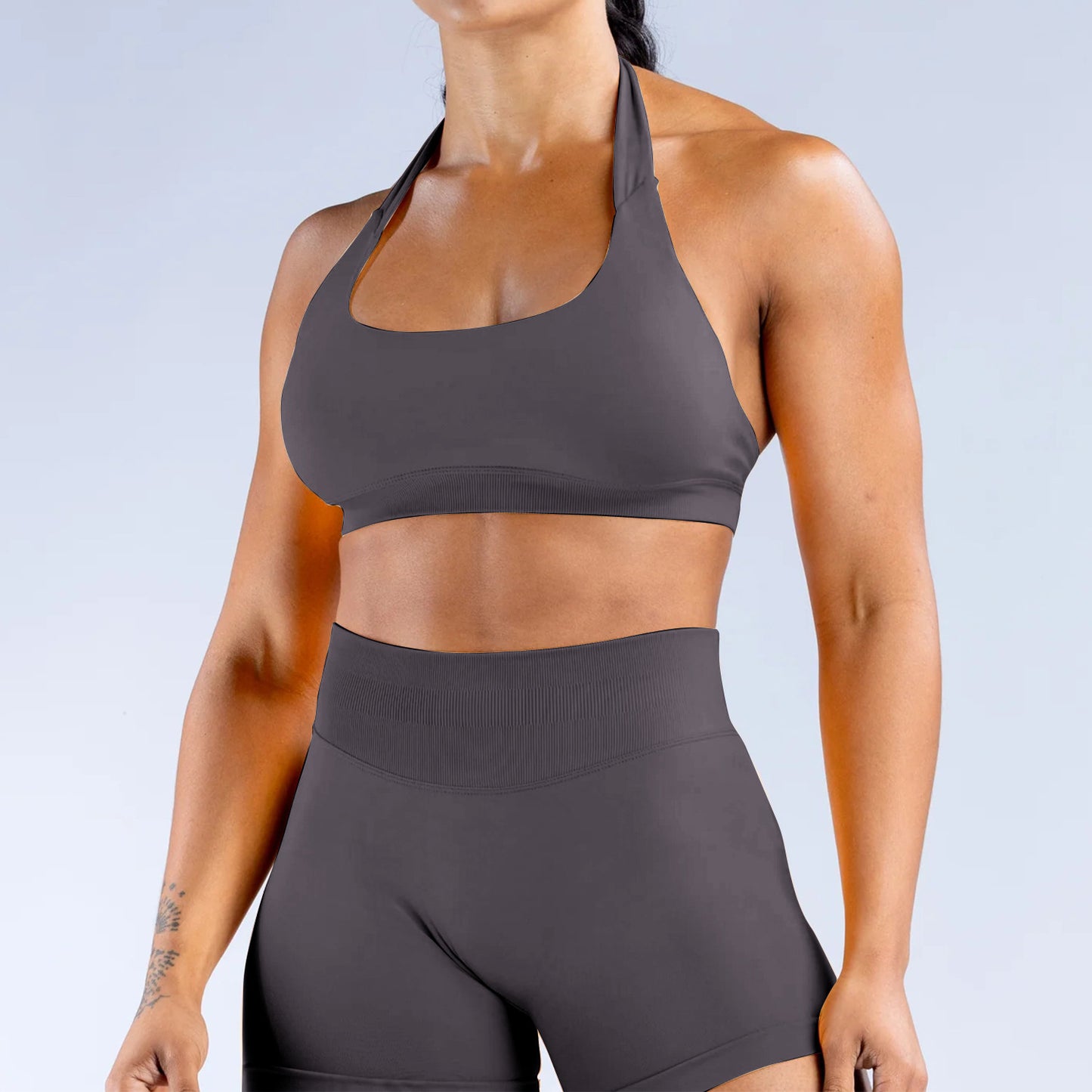 Seamless Backless Yoga Sports Bra