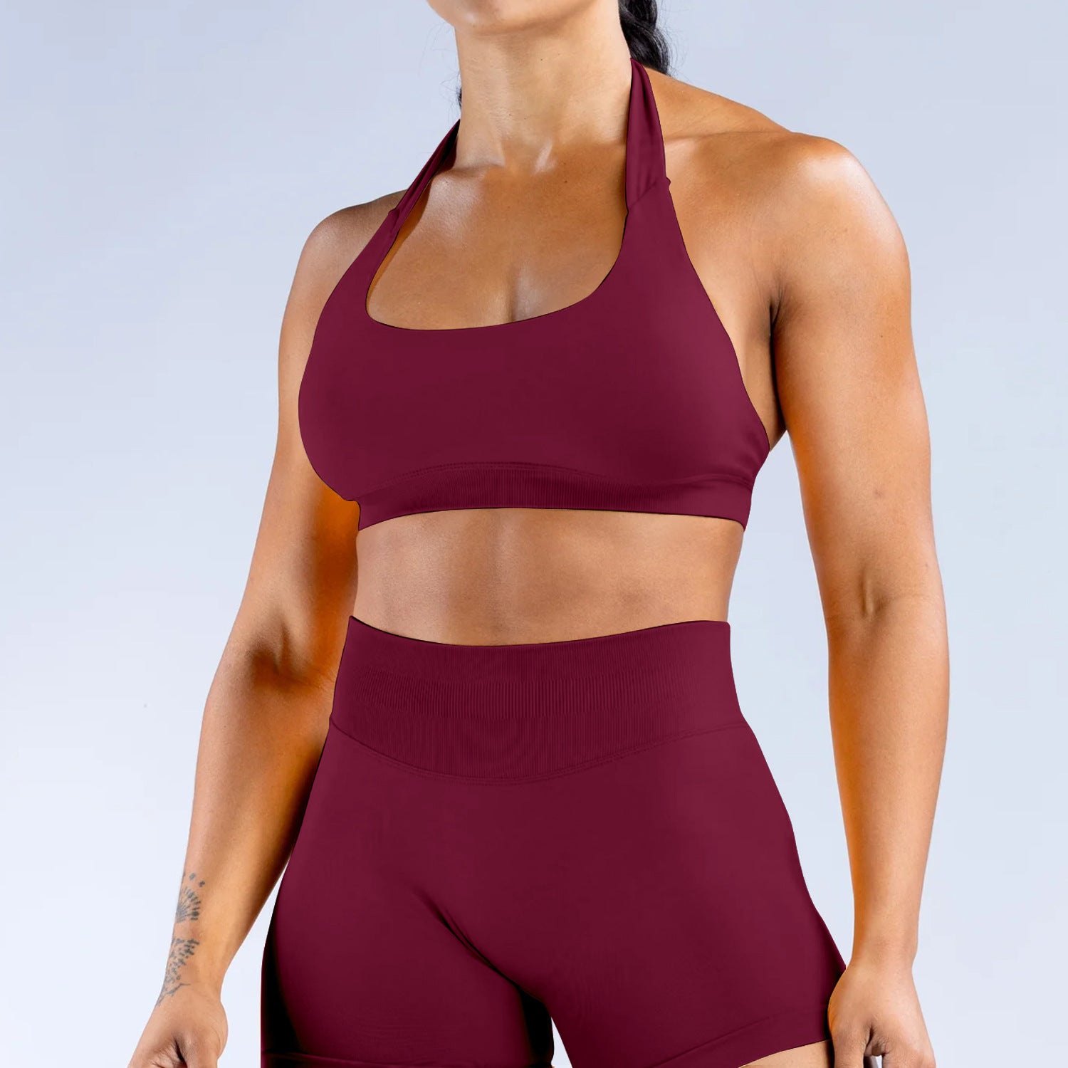 Seamless Backless Yoga Sports Bra