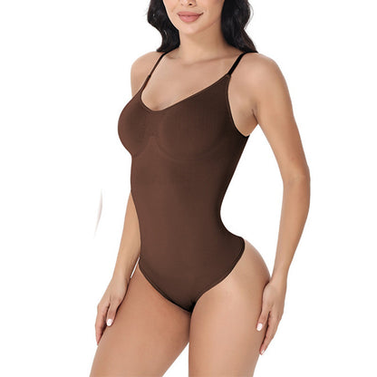 Seamless body-shaping tight-fitting garment