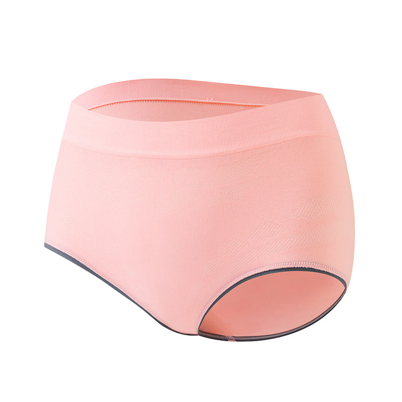 Seamless breathable hole sports underwear triangle yoga mid-waist high elastic