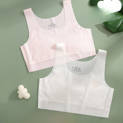 Seamless Breathable Vest for Growing Girls