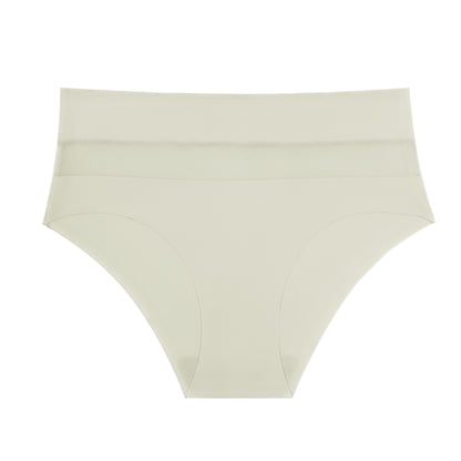 Seamless Breathable Women's Mid-Waist Briefs
