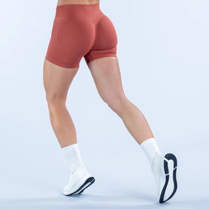 Seamless Butt-Lifting Yoga Shorts High Elastic Sports Fitness Shorts