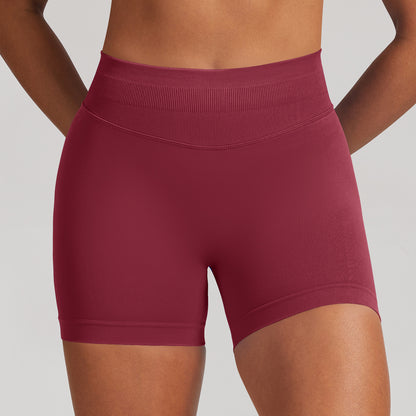 Seamless Butt-Lifting Yoga Shorts High Elastic Sports Fitness Shorts