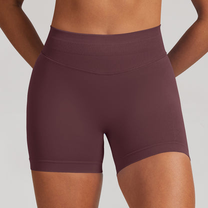 Seamless Butt-Lifting Yoga Shorts High Elastic Sports Fitness Shorts