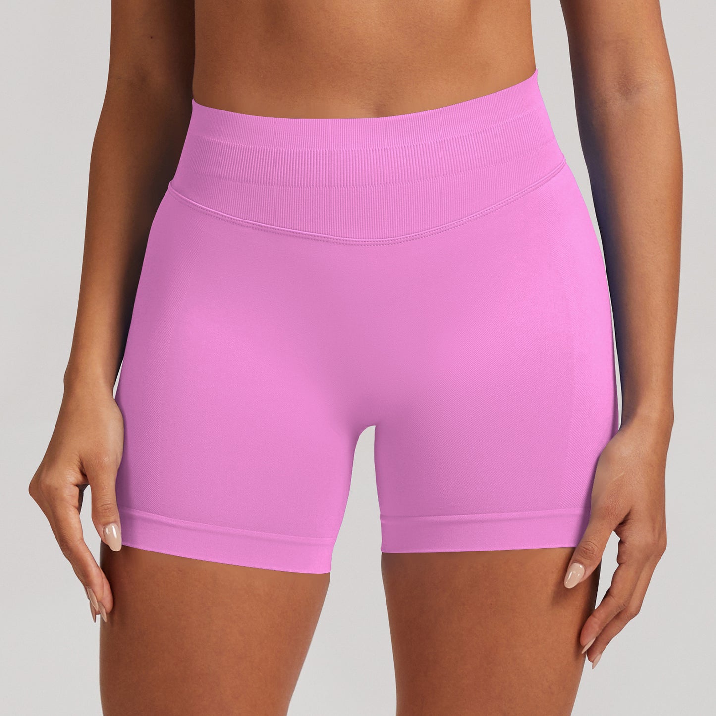 Seamless Butt-Lifting Yoga Shorts High Elastic Sports Fitness Shorts