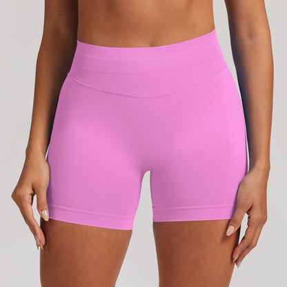 Seamless Butt-Lifting Yoga Shorts High Elastic Sports Fitness Shorts