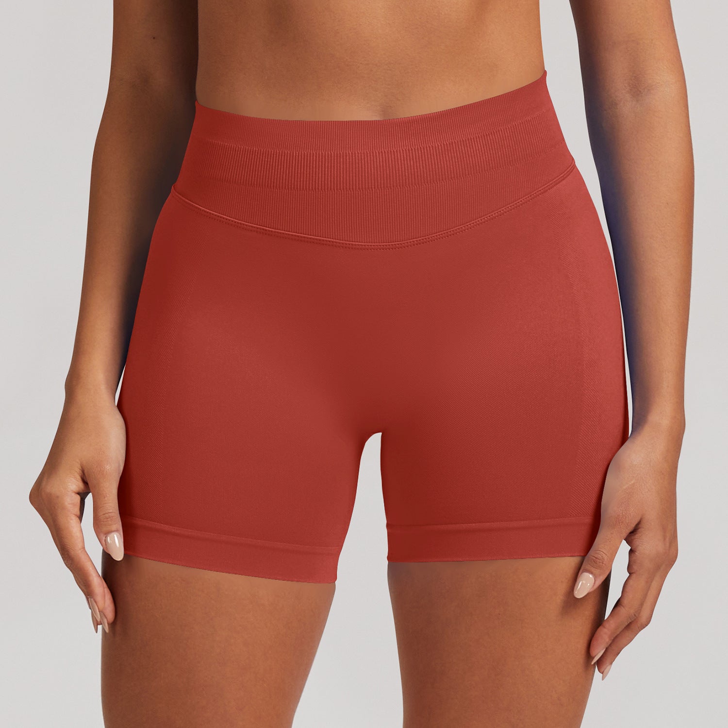 Seamless Butt-Lifting Yoga Shorts High Elastic Sports Fitness Shorts