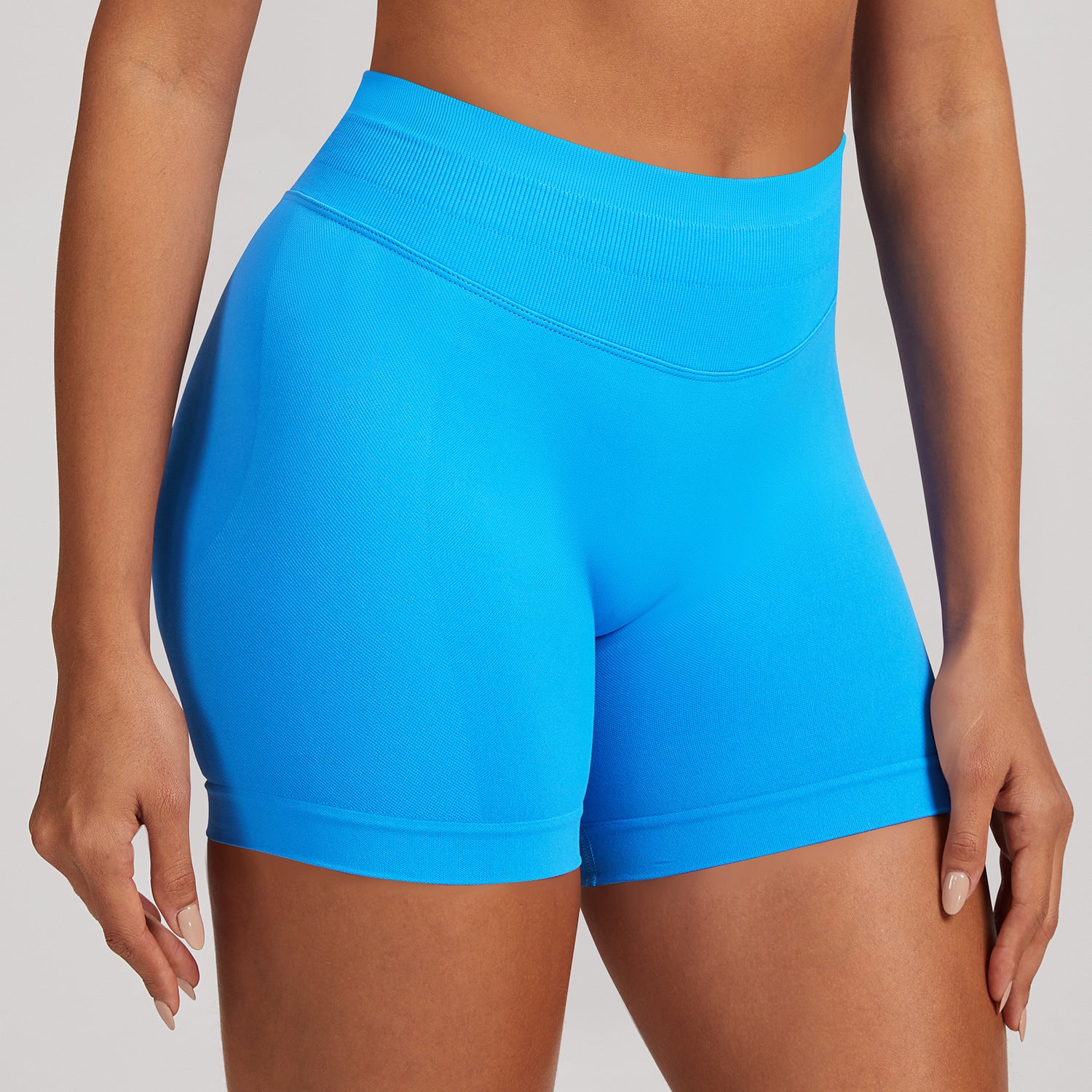 Seamless Butt-Lifting Yoga Shorts High Elastic Sports Fitness Shorts