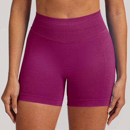 Seamless Butt-Lifting Yoga Shorts High Elastic Sports Fitness Shorts