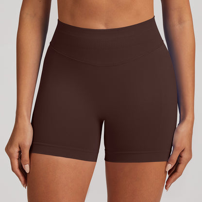 Seamless Butt-Lifting Yoga Shorts High Elastic Sports Fitness Shorts