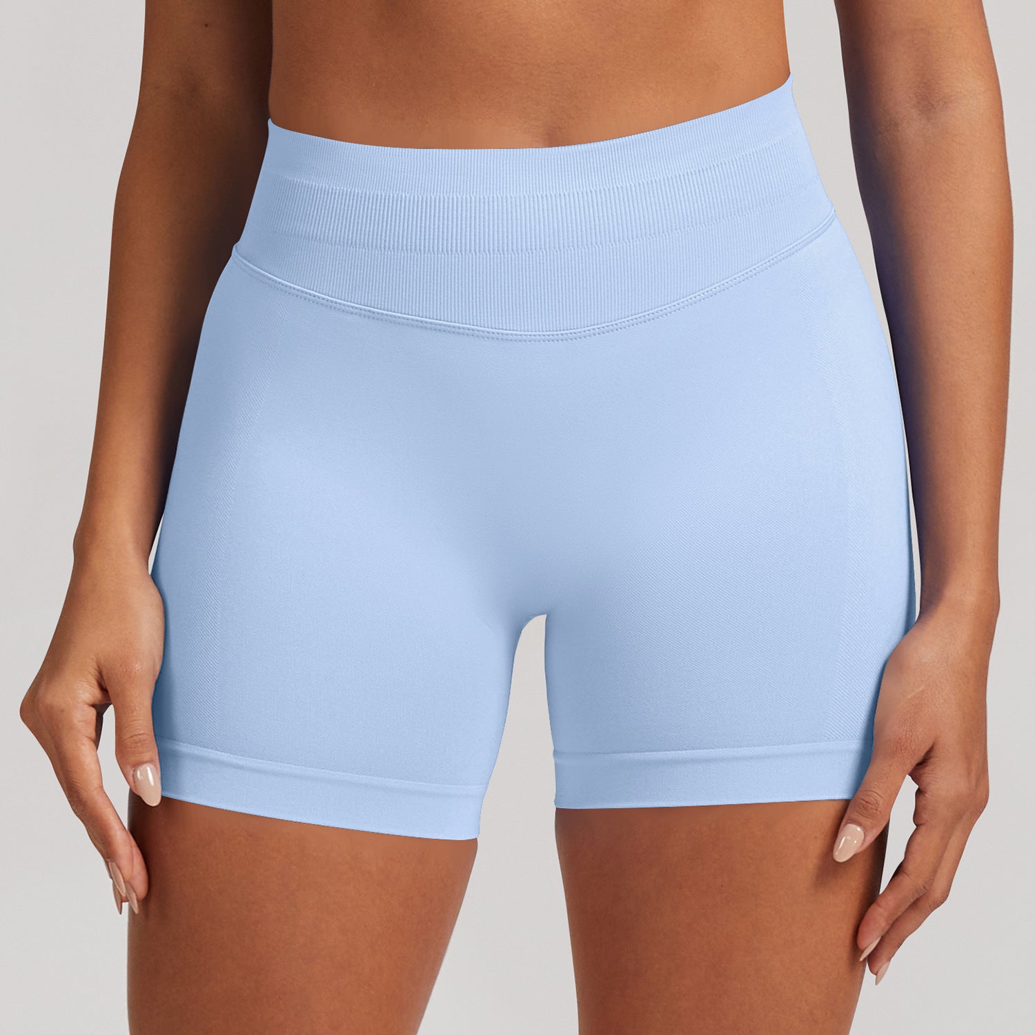 Seamless Butt-Lifting Yoga Shorts High Elastic Sports Fitness Shorts