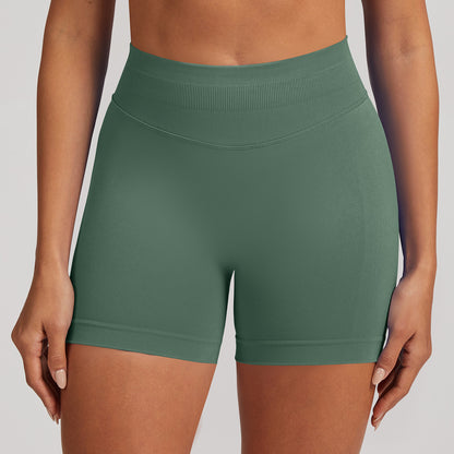 Seamless Butt-Lifting Yoga Shorts High Elastic Sports Fitness Shorts