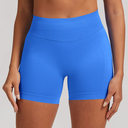 Seamless Butt-Lifting Yoga Shorts High Elastic Sports Fitness Shorts