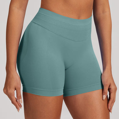 Seamless Butt-Lifting Yoga Shorts High Elastic Sports Fitness Shorts