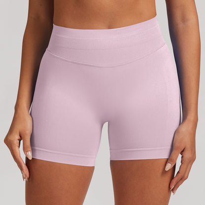 Seamless Butt-Lifting Yoga Shorts High Elastic Sports Fitness Shorts