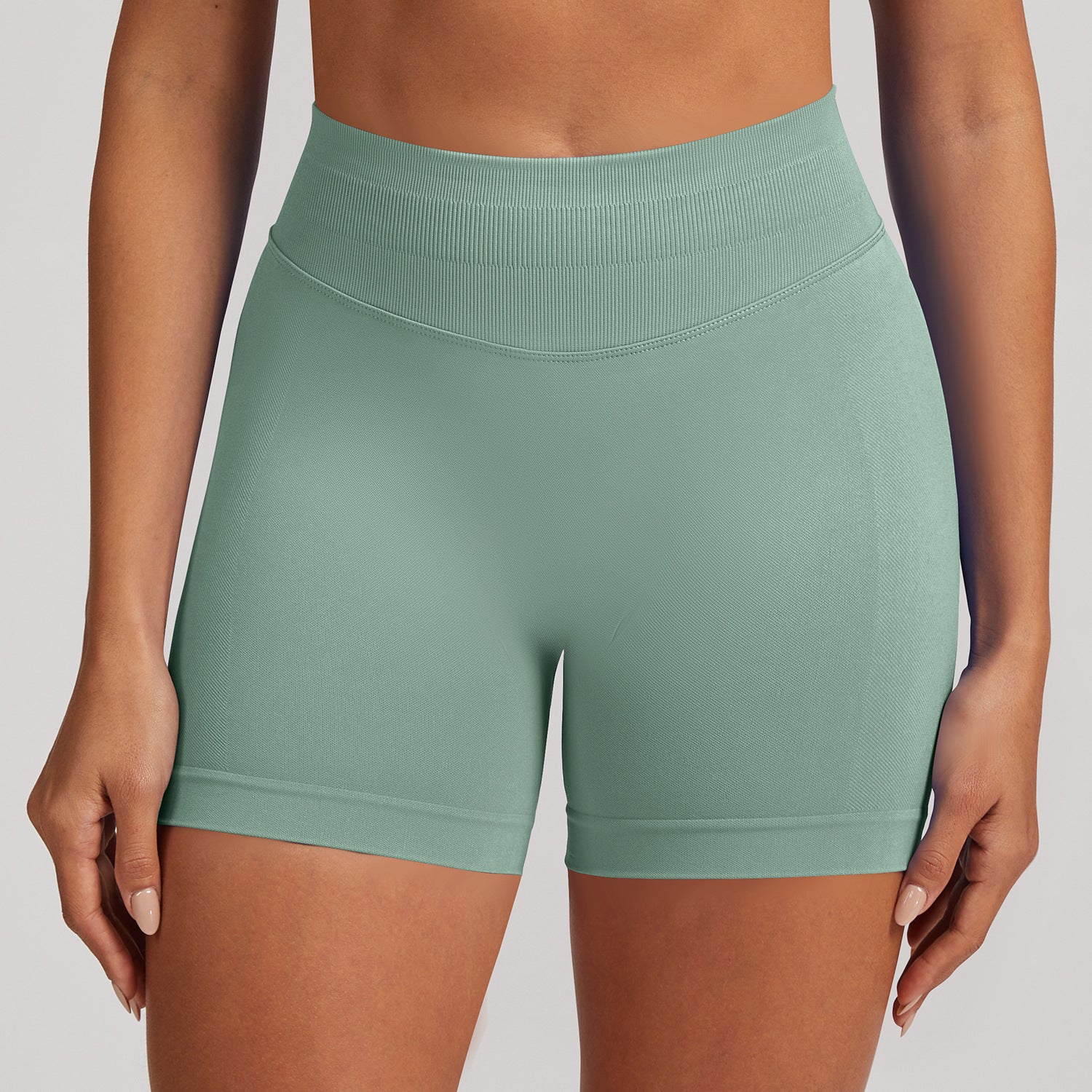 Seamless Butt-Lifting Yoga Shorts High Elastic Sports Fitness Shorts