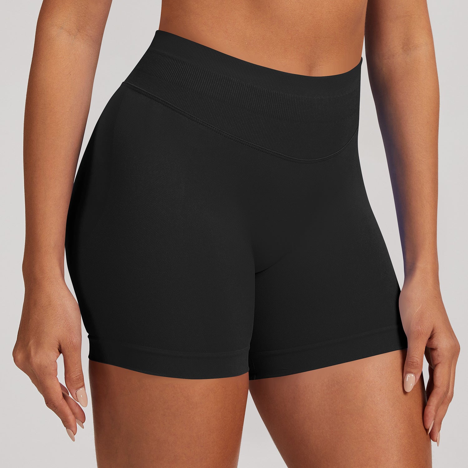 Seamless Butt-Lifting Yoga Shorts High Elastic Sports Fitness Shorts
