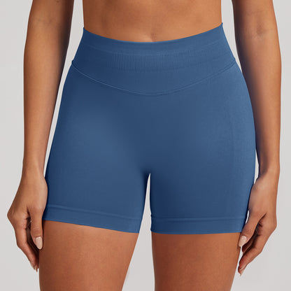 Seamless Butt-Lifting Yoga Shorts High Elastic Sports Fitness Shorts